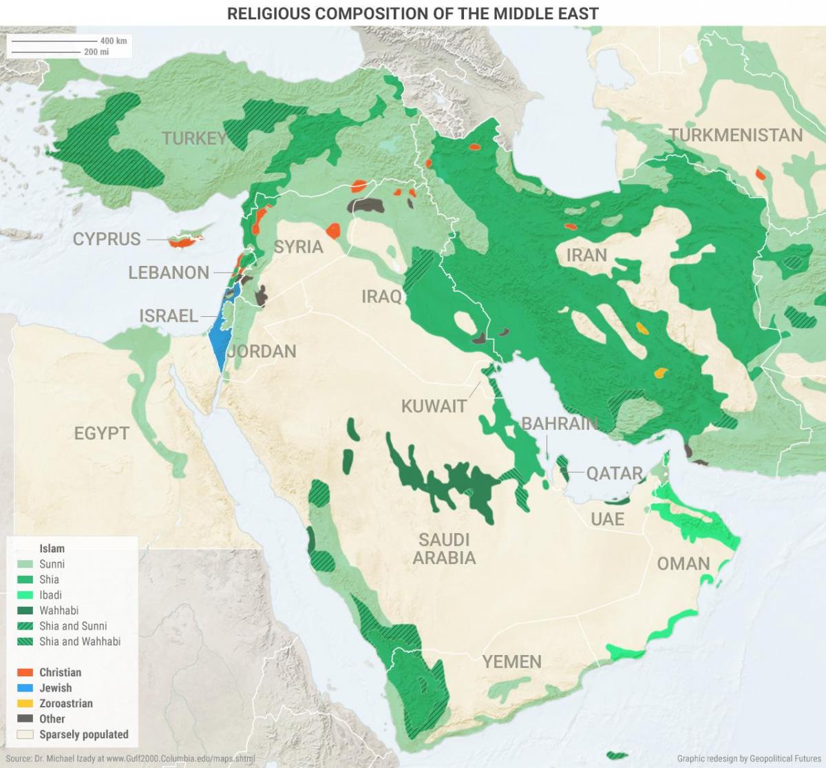 Ramani ya Saudi Arabia dini