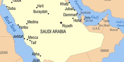 Arar ARABIA ramani