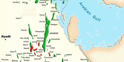Ramani ya manifa Saudi Arabia