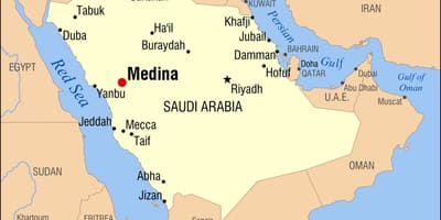 Ramani ya madina Saudi Arabia