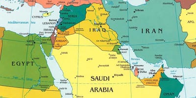 Ramani Saudi Arabia nchi jirani