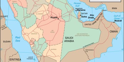Saudi Arabia mikoa ramani