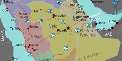 Ramani ya turaif Saudi Arabia